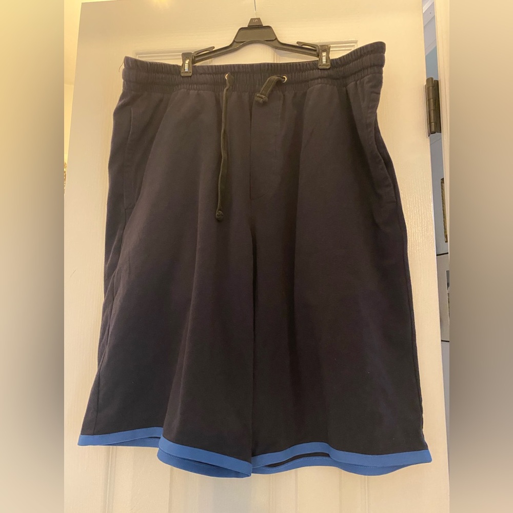 James Perse Yosemite Size 4 (XL) Dark Blue Performance Shorts Athleisure Lounge